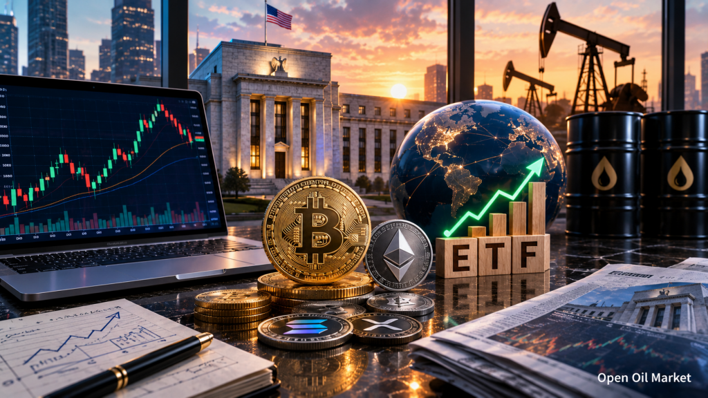 Zprávy o kryptoměnách 26. července 2026: bitcoin, ETF a top-10 mincí