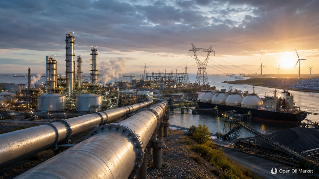 Novinky z ropy a plynu a energetiky 23. května 2026: ropa, plyn, LNG, rafinérie a globální PEK