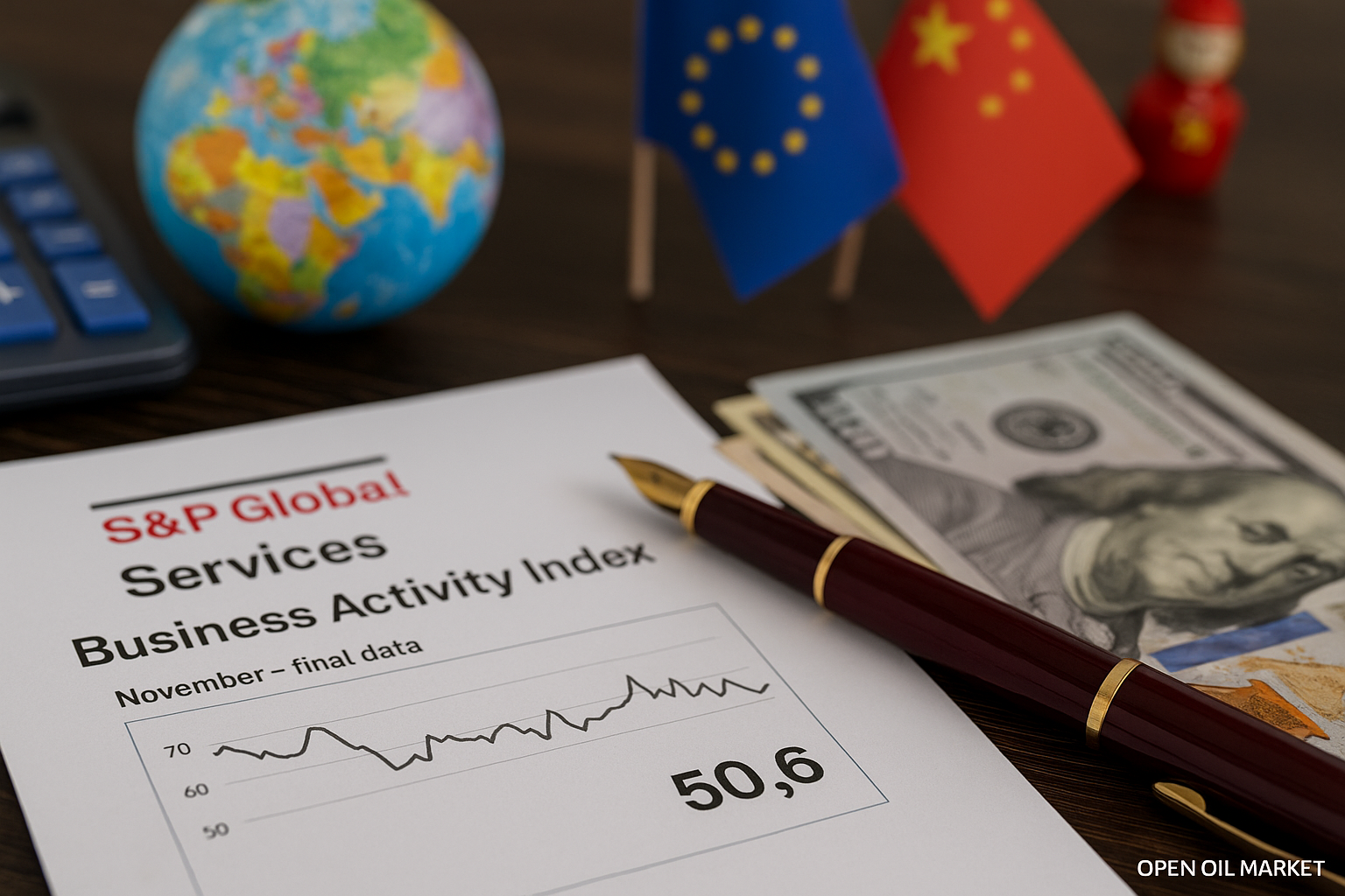 Ekonomické události a firemní zprávy — středa, 3. prosince 2025: GDP Austrálie, globální PMI a zásoby ropy