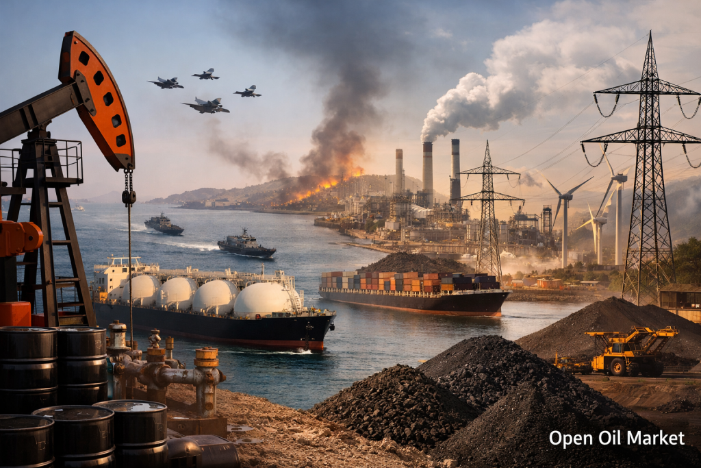 Zprávy z ropného a energetického sektoru 3. dubna 2026 — ropa, plyn, LNG, rafinérie a elektřina