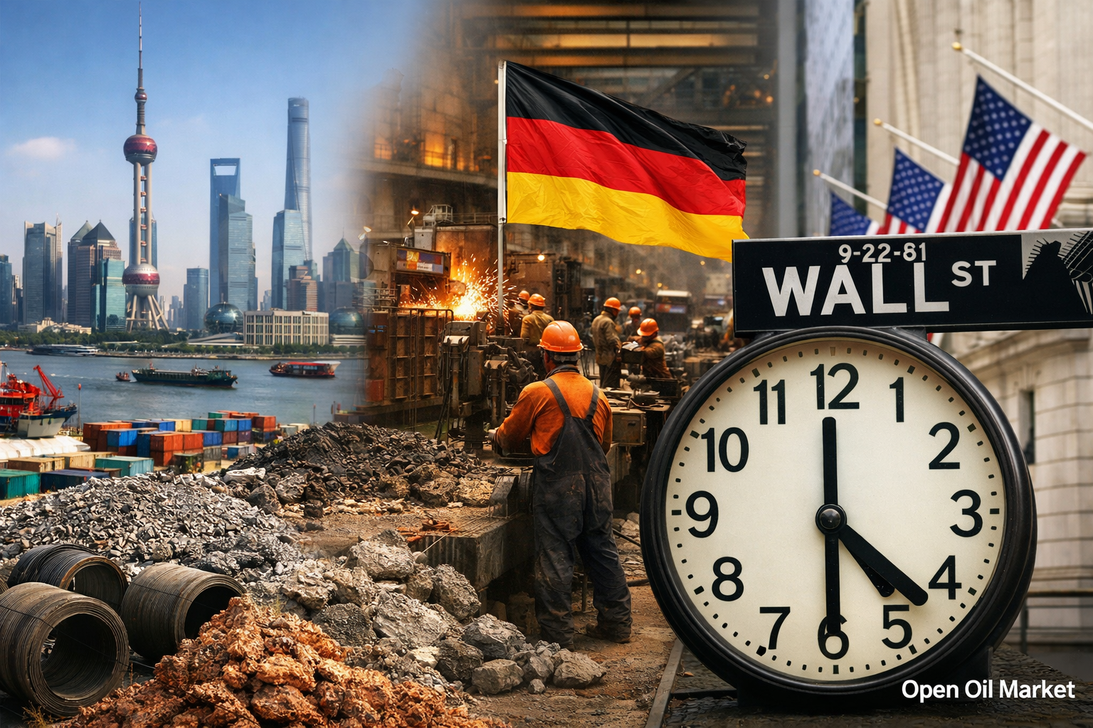 Světové finanční trhy, inflace Číny, průmyslová výroba Německa, inflační očekávání USA, ekonomické události 9. března 2026