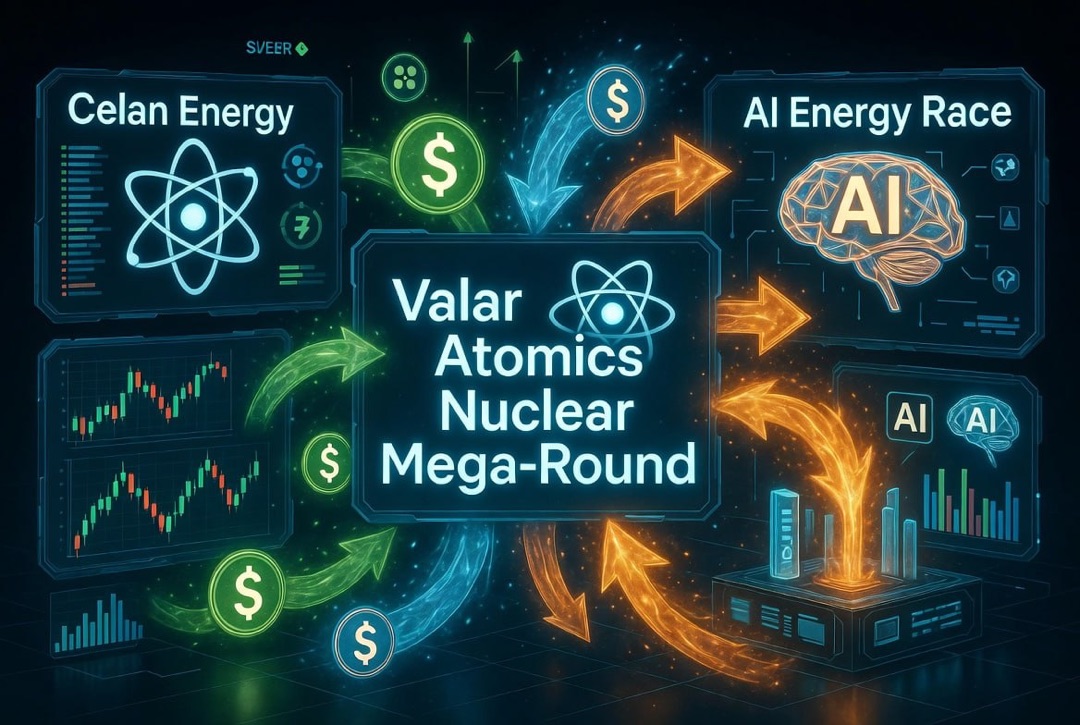 Novinky startupů a venture investic: čtvrtek, 6. srpna 2026 — jaderný megakolo Valar Atomics a energetický závod umělé inteligence.