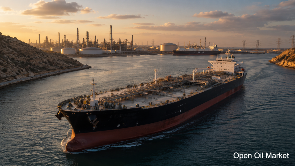 Světový trh s ropou a energií 2. července 2026 tanker, rafinérie, LNG terminál a elektrické sítě