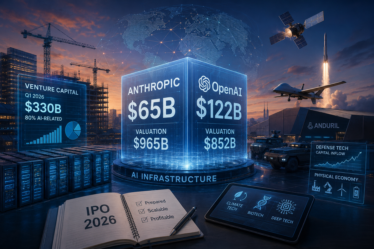 Zprávy o startupech a venture investicích, středa 3. června 2026: AI infrastruktura, obranné technologie a sázka na fyzickou ekonomiku