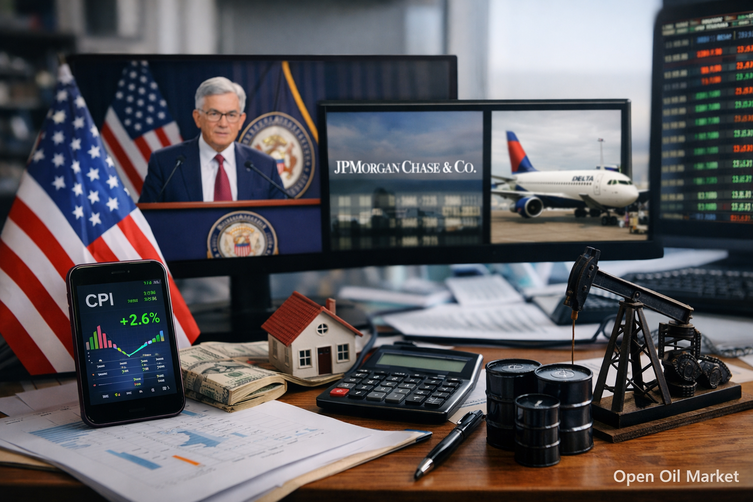 Ekonomické události a firemní zprávy – úterý, 13. ledna 2026: CPI USA a začátek sezony zpráv