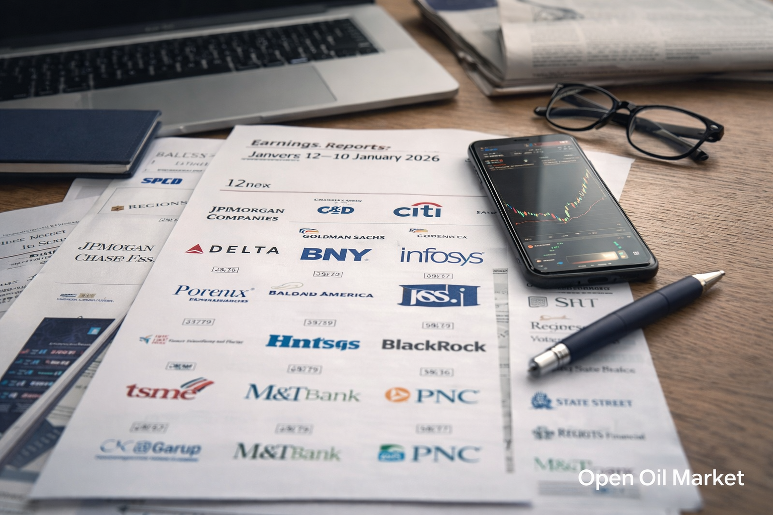 Ekonomické události a firemní výkazy 12–16 ledna 2026