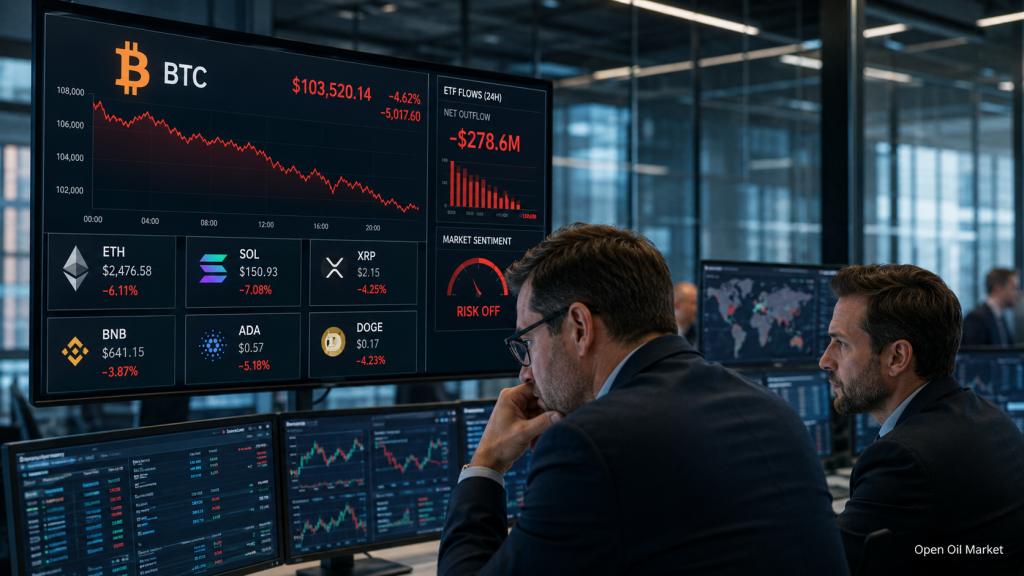 Novinky kryptoměn, čtvrtek, 11. června 2026: Bitcoin pod tlakem ETF-odtoků a nová kontrola odolnosti trhu digitálních aktiv
