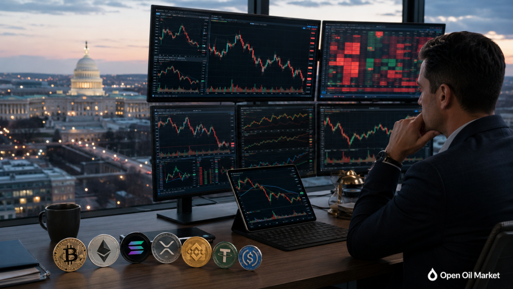 Novinky kryptoměn, neděle 17. května 2026: Bitcoin pod tlakem ETF-odlivů, regulační jasnost v USA a nová prověrka top-10 trhu