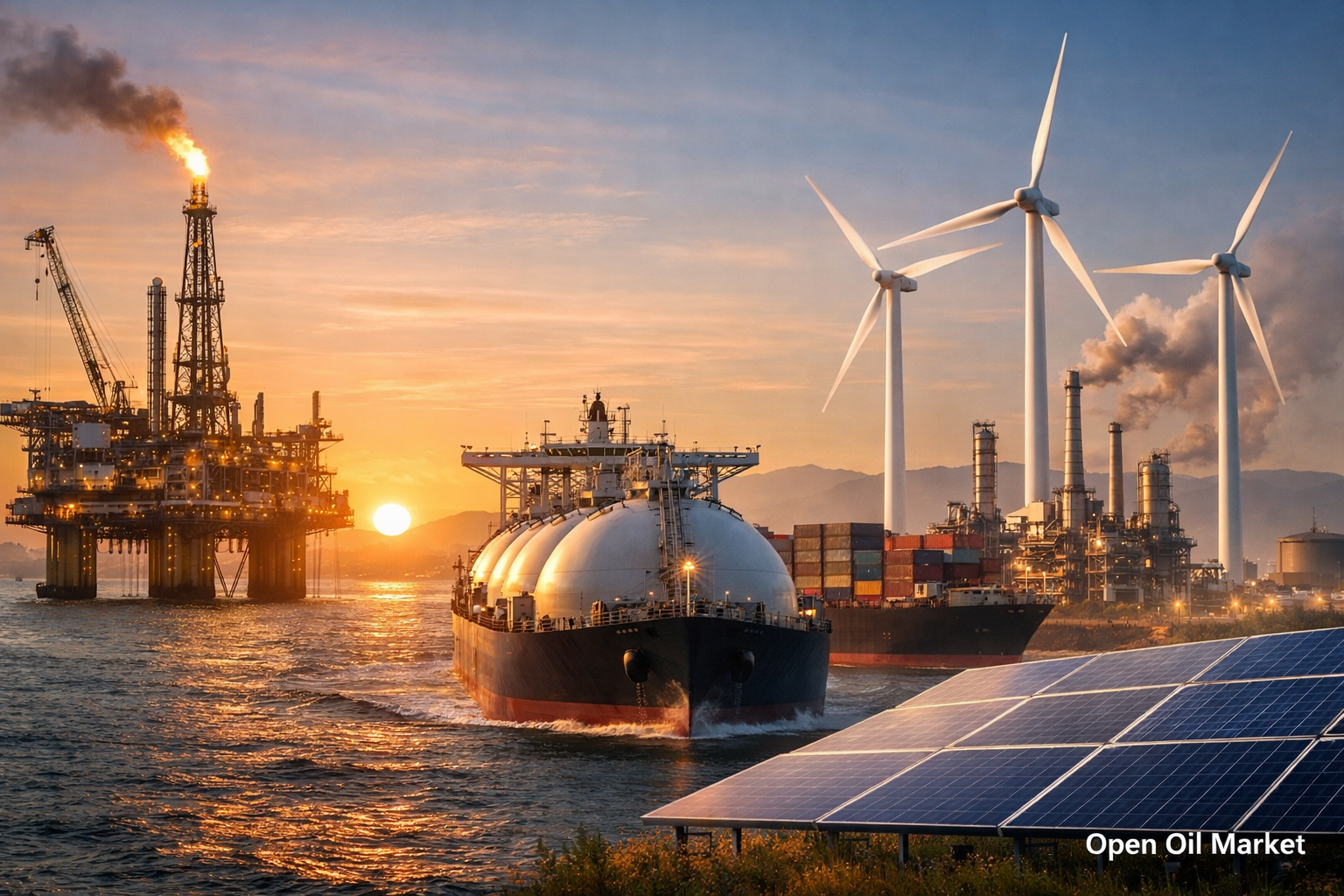 Novinky v ropném a energetickém sektoru, úterý, 30. prosince 2025: nadbytek ropy a urychlení energetického přechodu