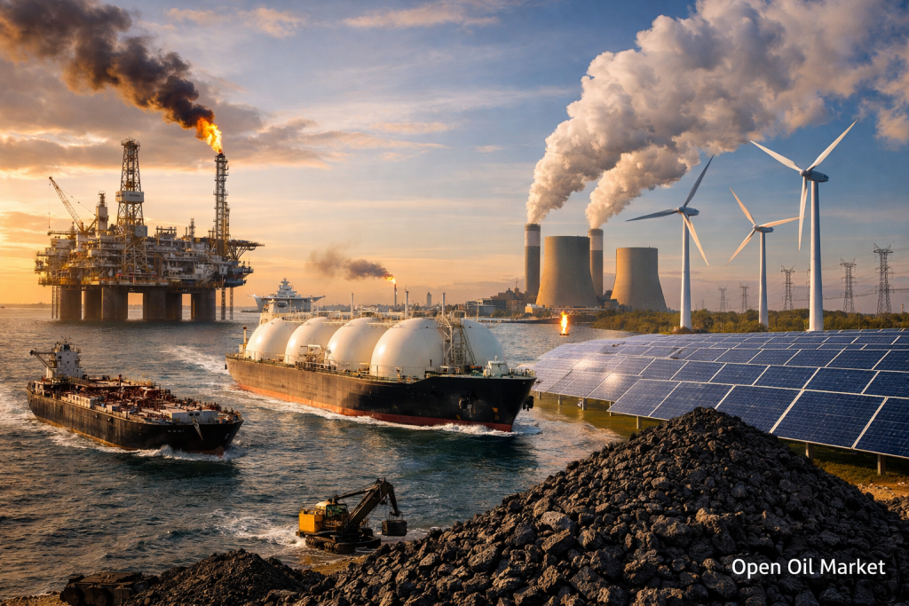 Globální energetický trh 6. dubna 2026: ropný šok, LNG a energetická bilance