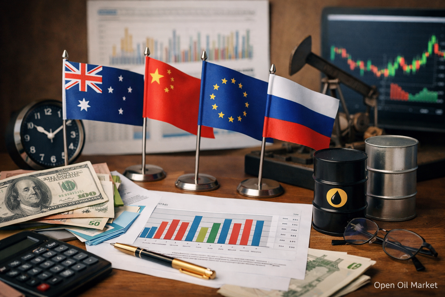 Ekonomické události a firemní zprávy — 4. března 2026 S&P 500, Euro Stoxx 50, Nikkei 225 a MOEX