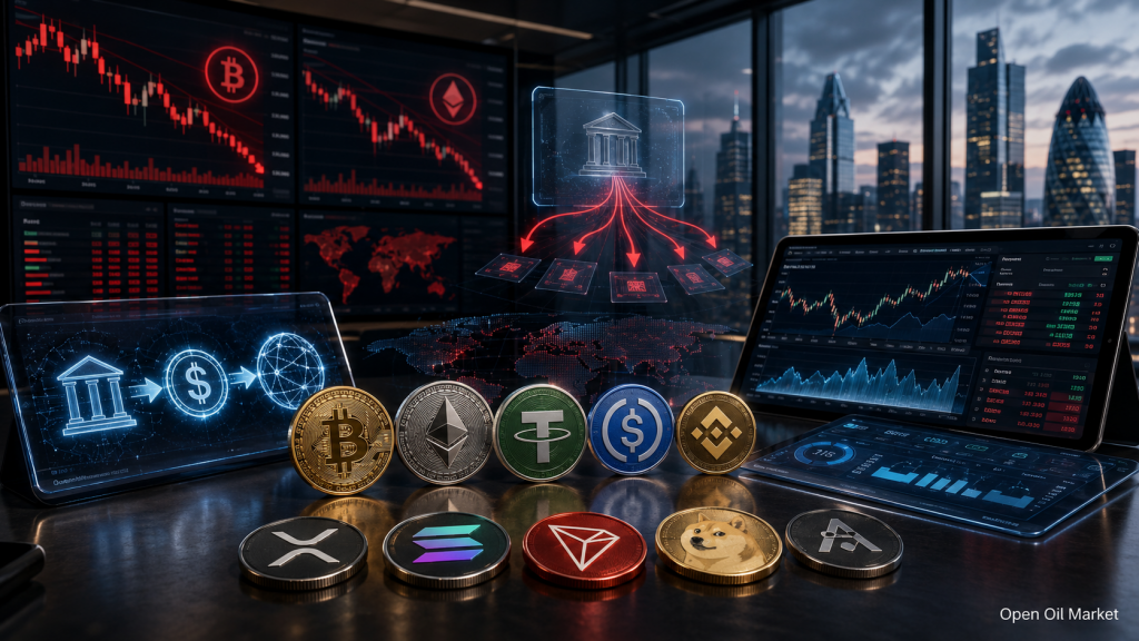 Kryptoměnové novinky 2. června 2026, Bitcoin a Ethereum pod tlakem odtoků z ETF, stablecoiny, regulované deriváty a top 10 digitálních aktiv