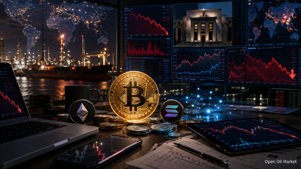 Kryptoměnové novinky: analýza a přehled za 21. května 2026: Bitcoin na klíčových úrovních, Ethereum, Solana, ETF-odlivy, Fed a stablecoiny