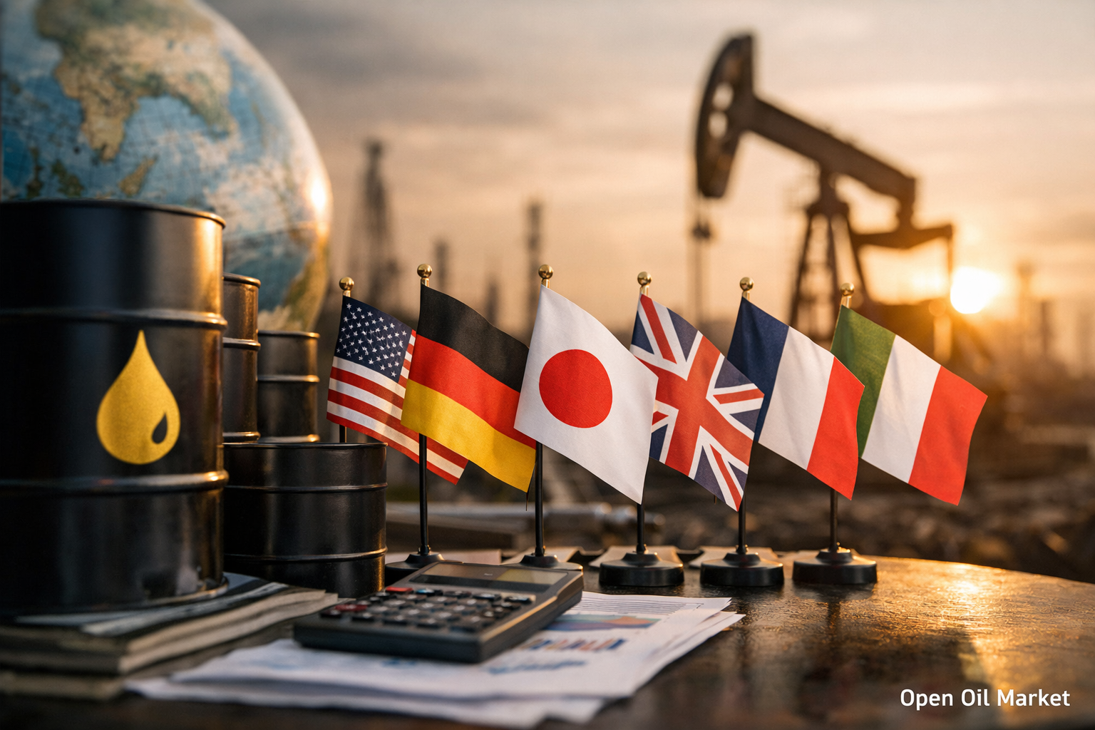 Neftyové rezervy G7 přes 1 miliardu barelů: kolik to je ve dnech světové spotřeby ropy?