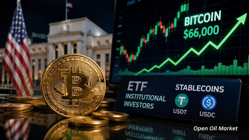 Novinky kryptoměn, středa 17. června 2026 — Bitcoin obnovuje rizikovou chuť před rozhodnutím FEDu, ETF a stablecoiny nastavují agendu