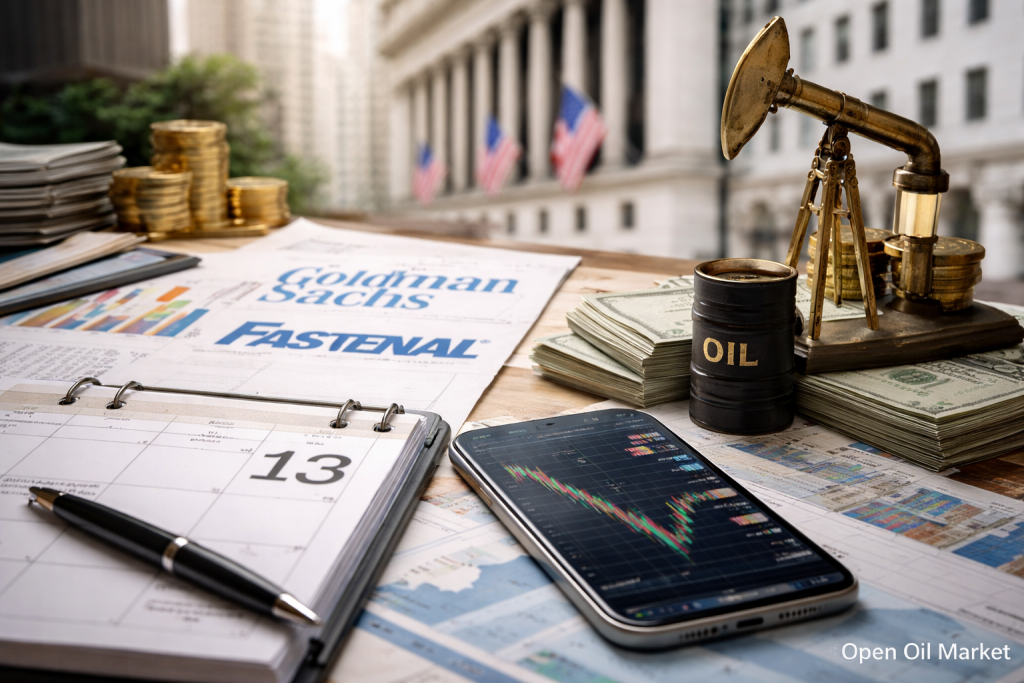 Ekonomické události a firemní zprávy v pondělí 13. dubna 2026: začátek sezóny zpráv v USA, zpráva OPEC a signály pro světové trhy