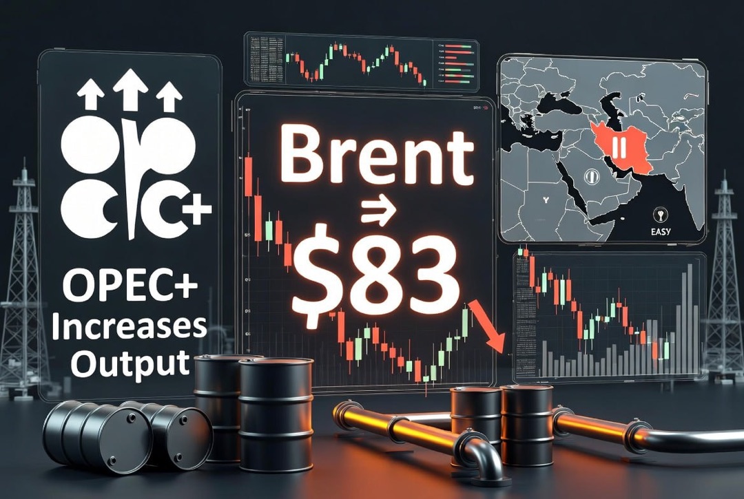 Novinky z ropného a energetického sektoru — úterý 4. srpna 2026: Trump odkládá úder proti Íránu, Brent klesá na 83 USD, OPEC+ zvyšuje těžbu
