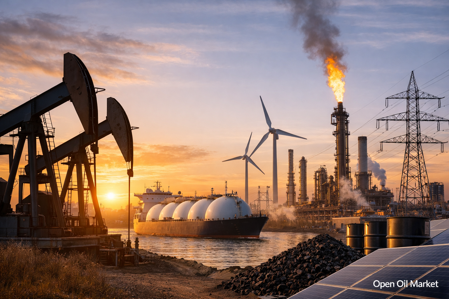 Zprávy o ropném a plynovém sektoru a energetice, sobota, 14. února 2026: OPEC+ se přiklání k růstu těžby od dubna, ropa se brání.