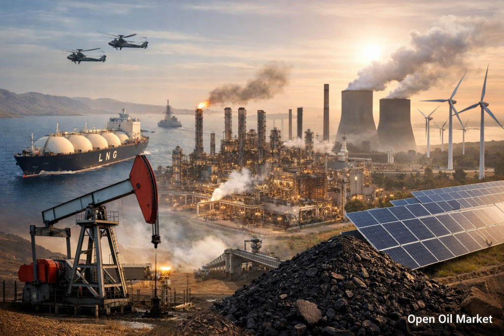 Ropný a plynárenský trh 29. března 2026, trh s ropou a plynem LNG, NPS, elektrická energie a VIE, na pozadí globálních rizik Open Oil Market