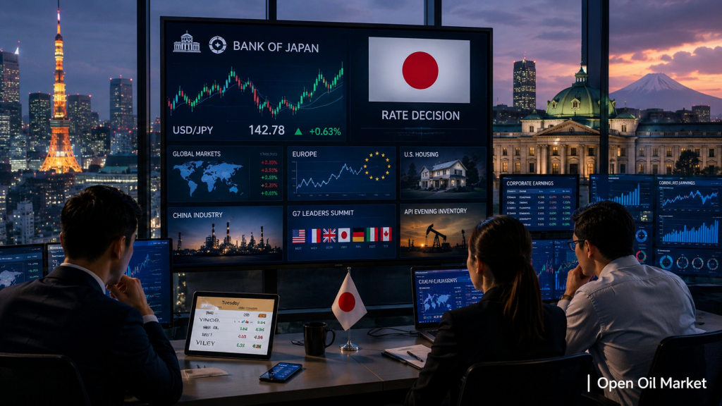 Ekonomické události a firemní zprávy — úterý, 16. června 2026: sazba Banky Japonska, ZEW a API