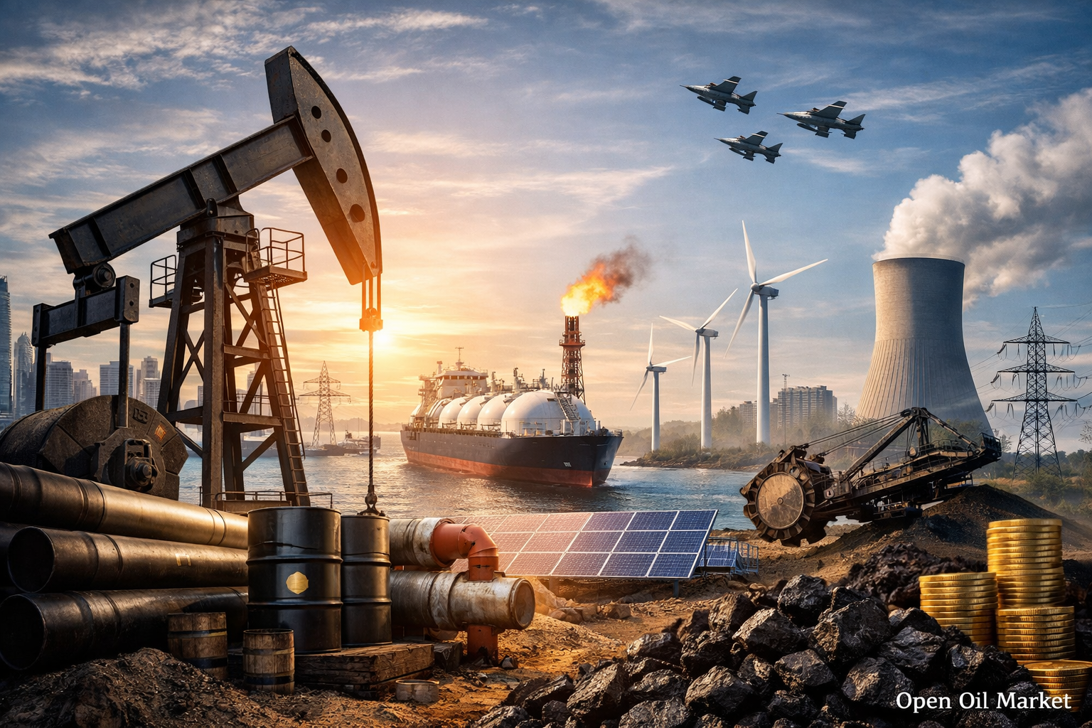 Klíčové události světového energetického trhu pondělí 29. prosince 2025: ropa, plyn, Brent, WTI