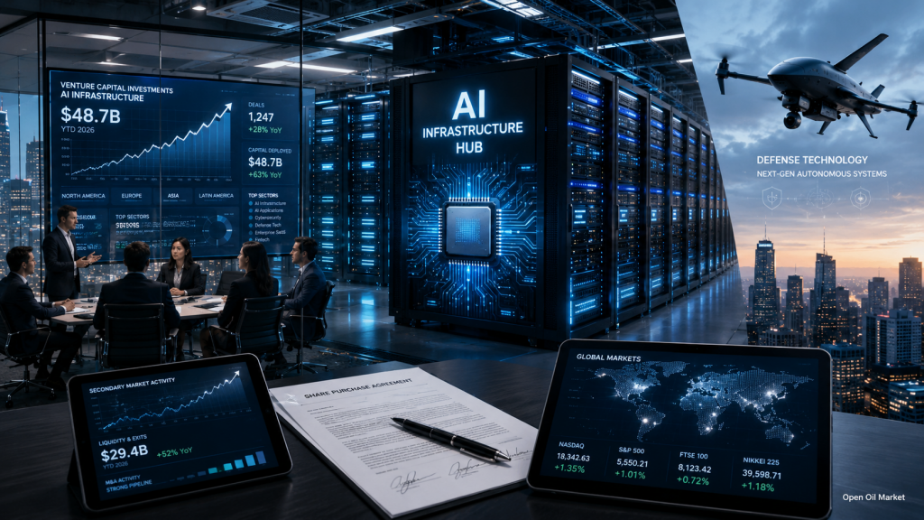 Novinky rizikových investic 6. července 2026 — AI infrastruktura, obranné technologie a sekundární obchody