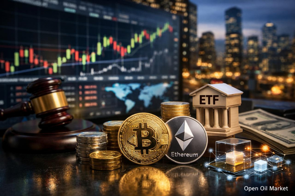 Novinky o kryptoměnách 24. března 2026: Bitcoin, Ethereum, ETF a top-10 kryptoměn