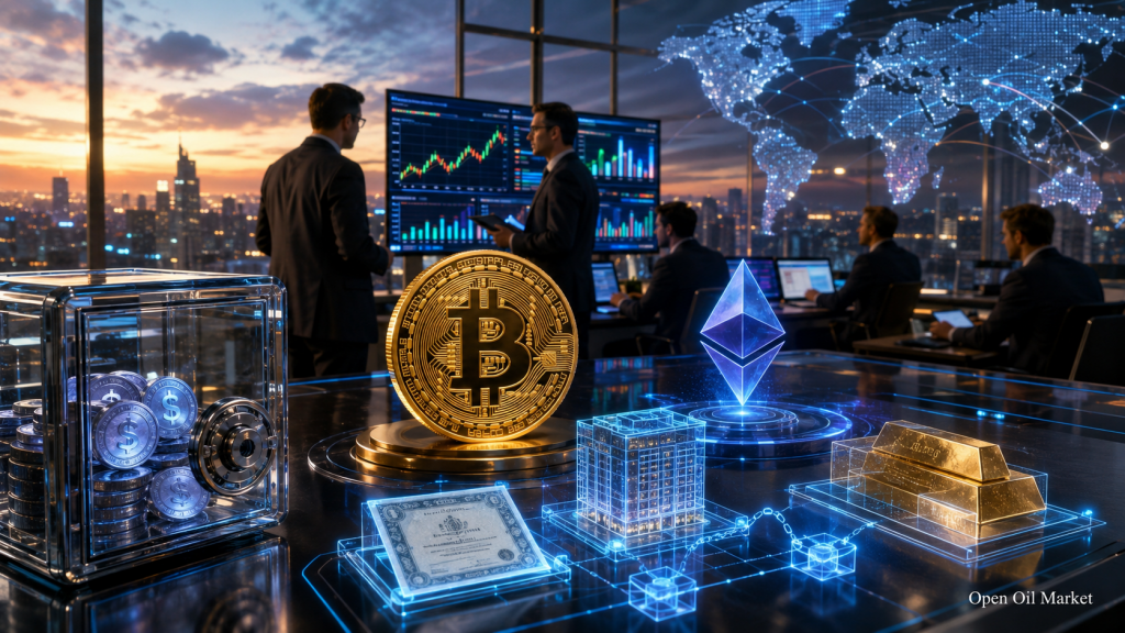 Globální kryptoměnový trh 17. července 2026: Bitcoin, Ethereum, ETF, stablecoiny, regulace a tokenizace skutečných aktiv
