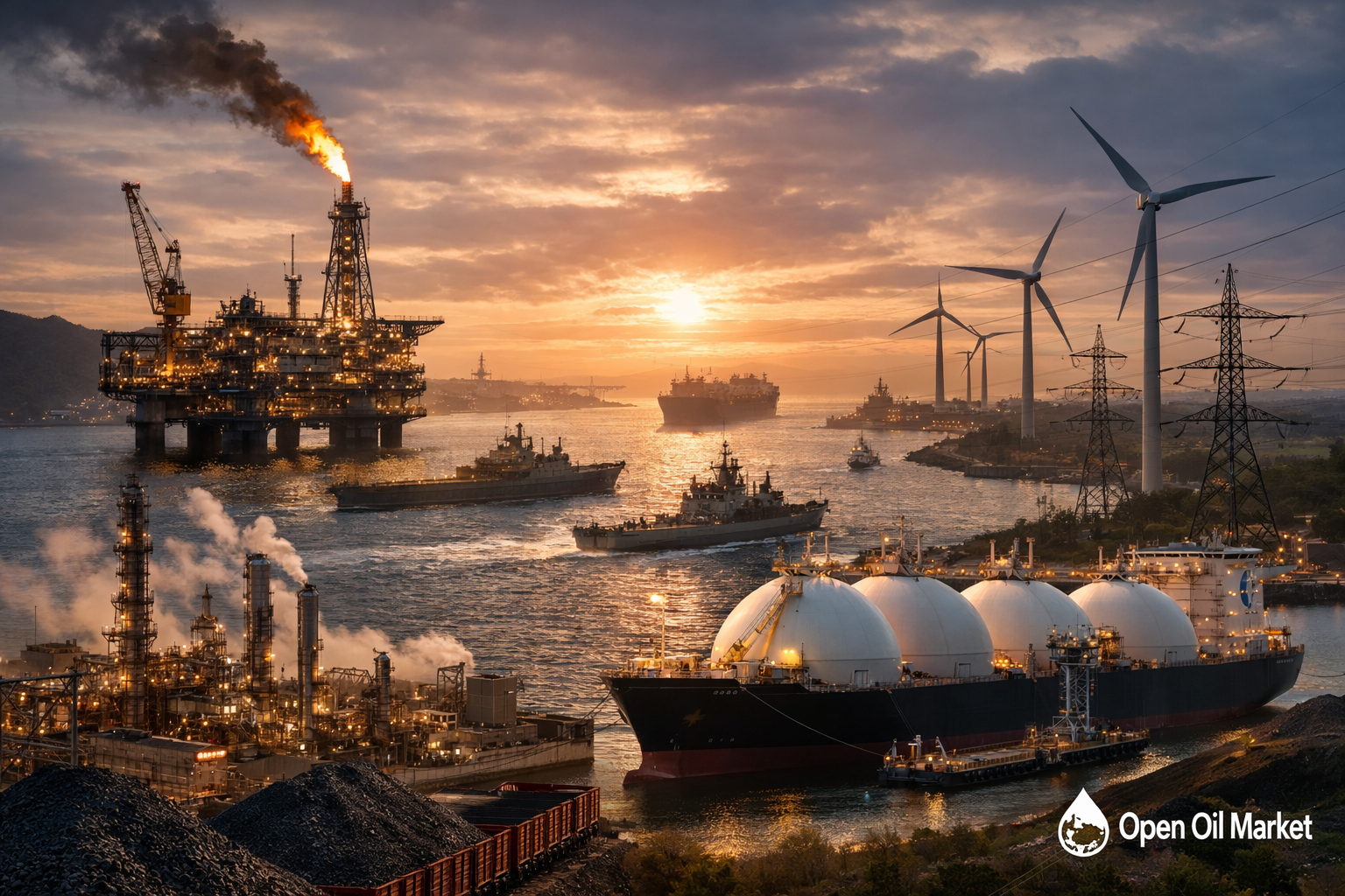 Novinky z ropného a plynového sektoru - 27. února 2026 | OPEC+, ropa, plyn, OZE, rafinérie